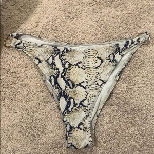 WORN TWICE “Lioness” swim bottom